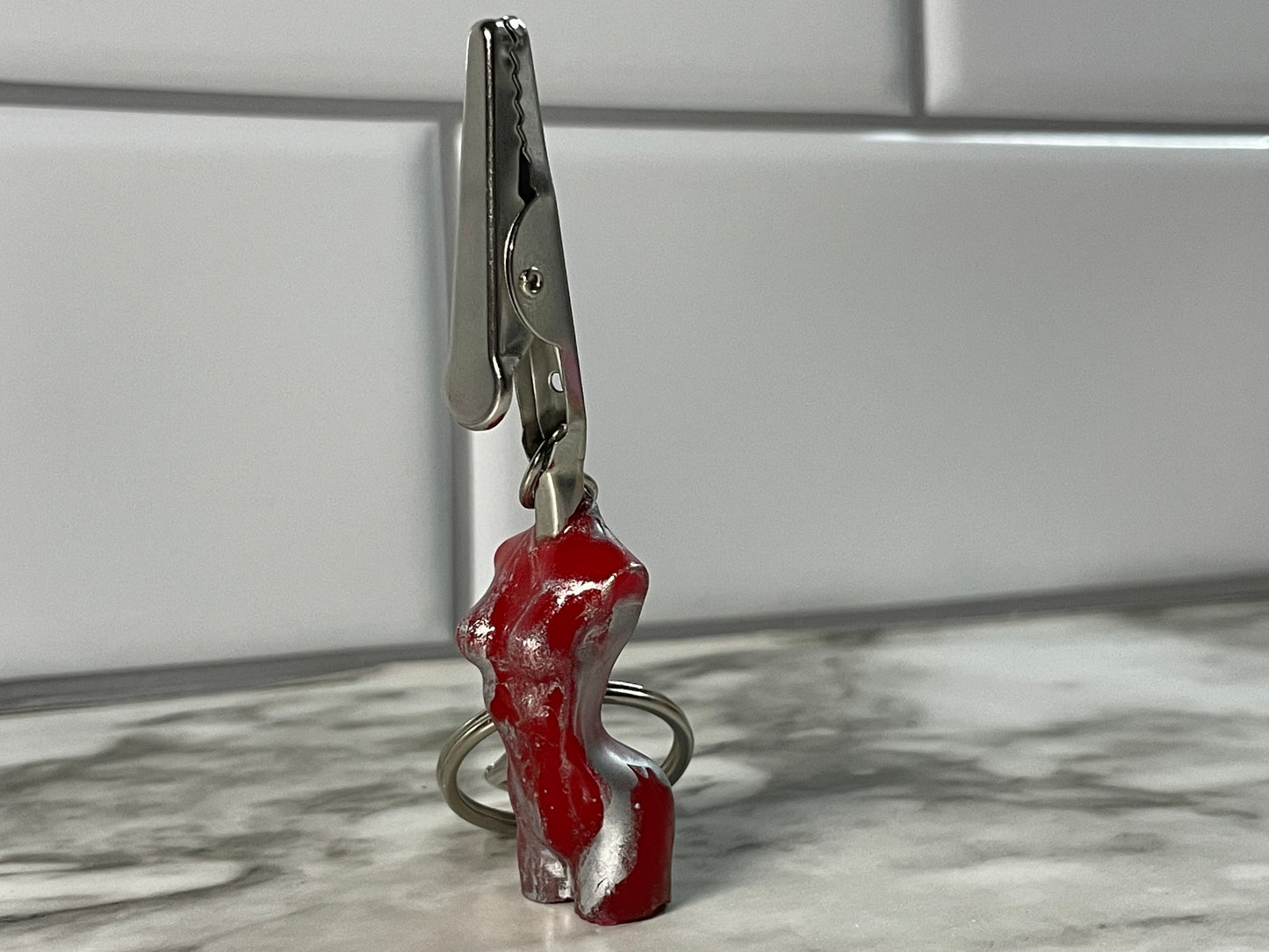 Custom Goddess Blunt Clip keychain