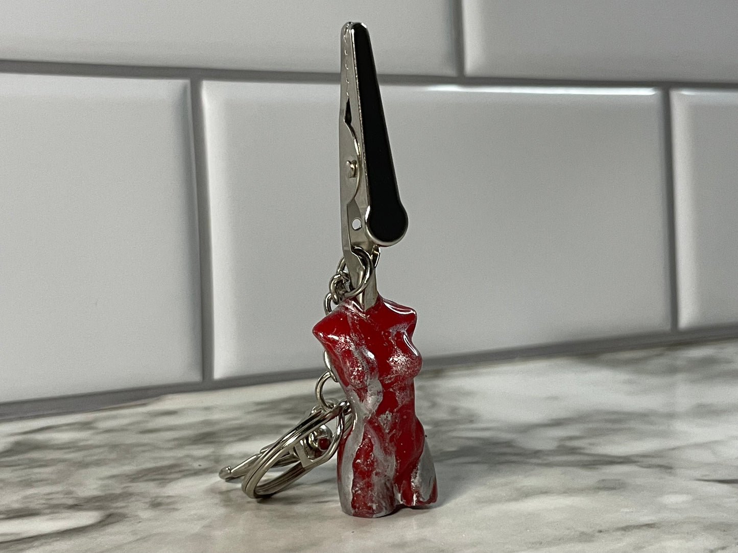 Custom Goddess Blunt Clip keychain