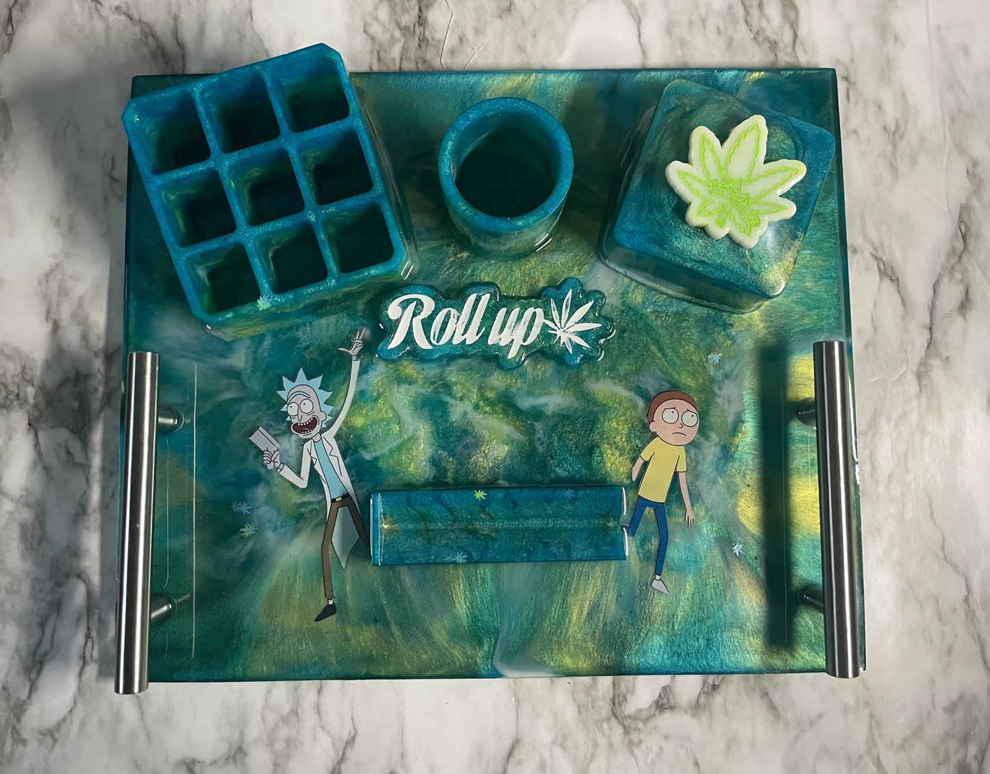 Rick and Morty Roll Up tray