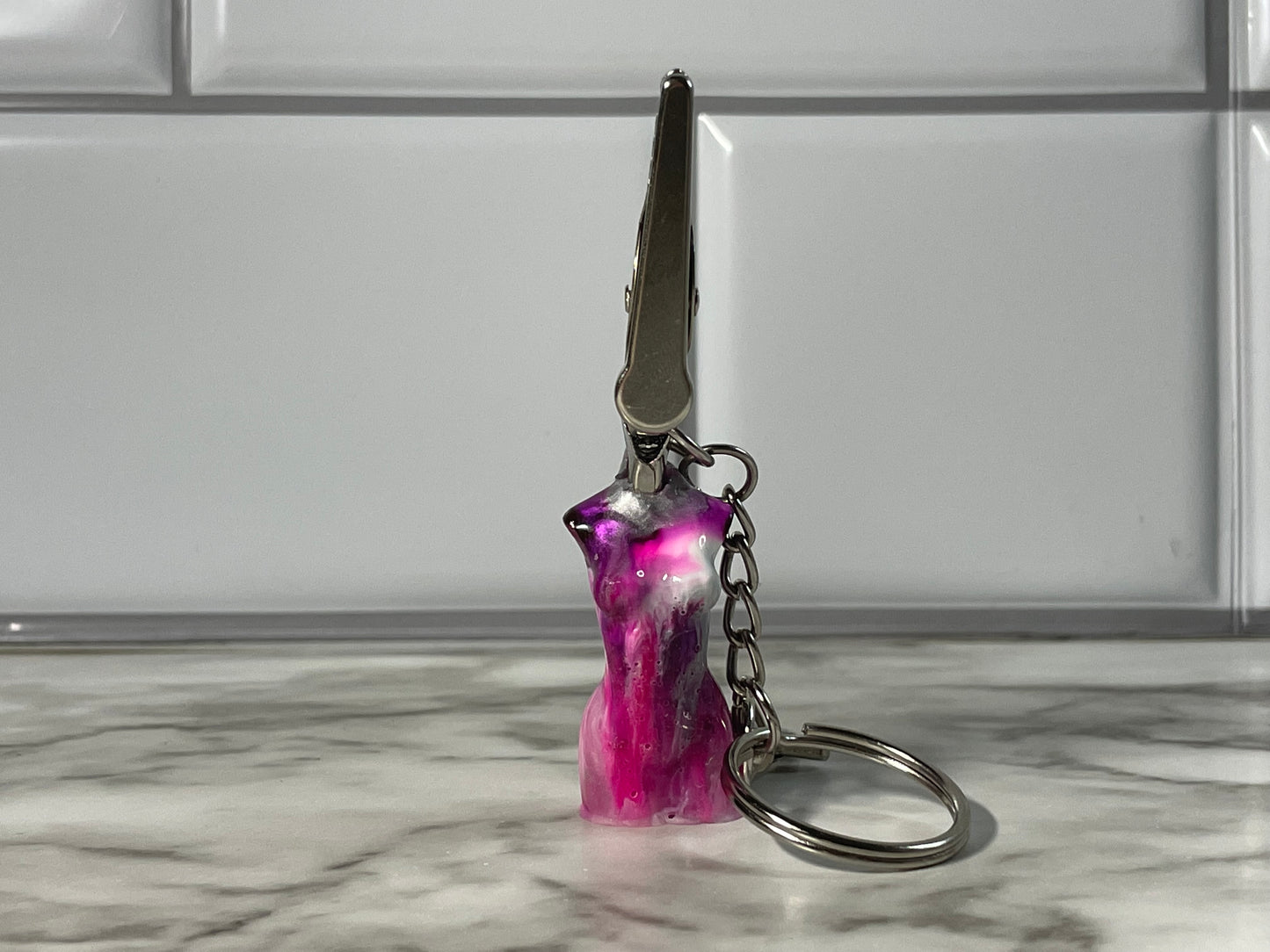 Custom Goddess Blunt Clip keychain