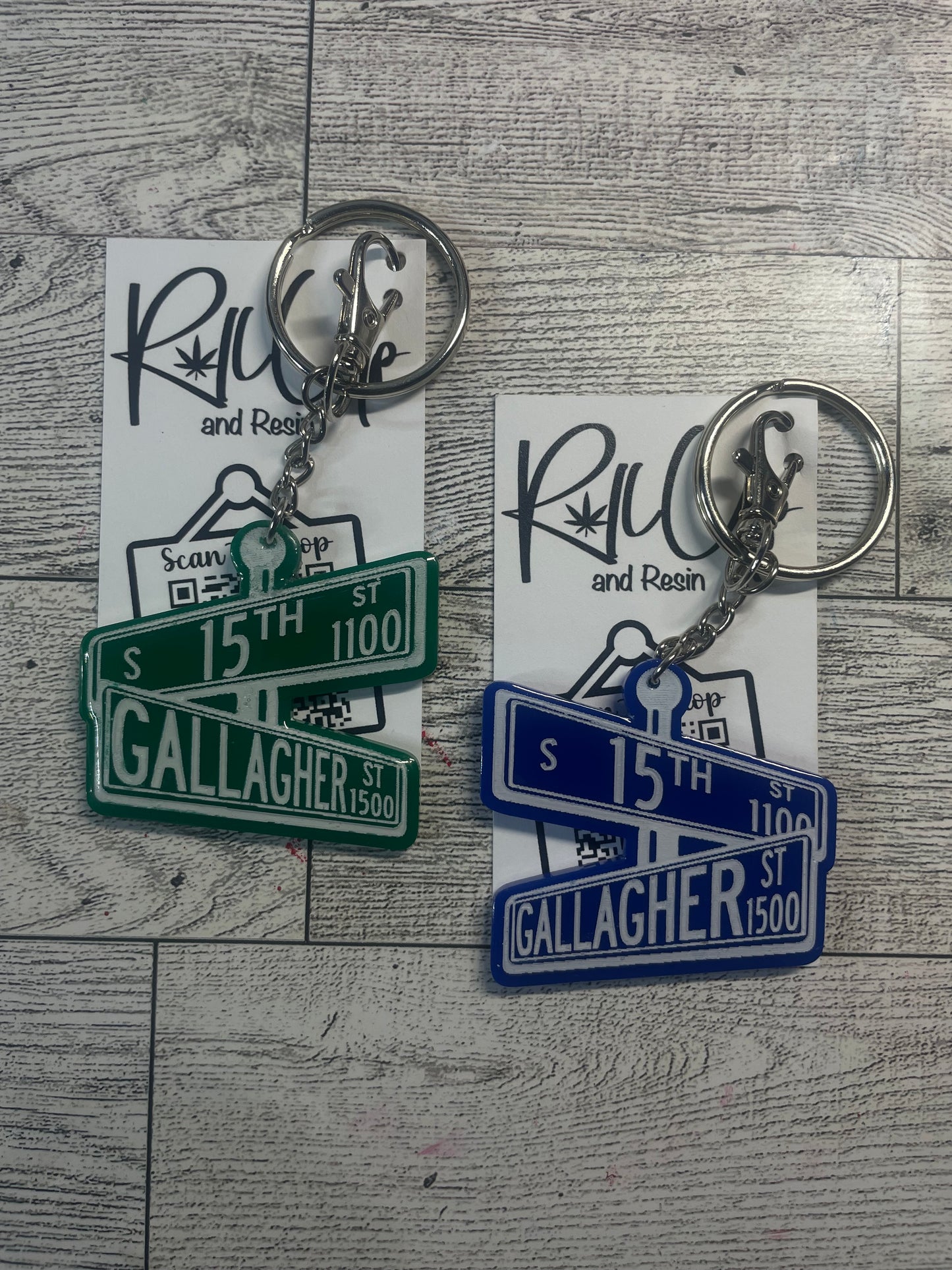 Street Sign Charm