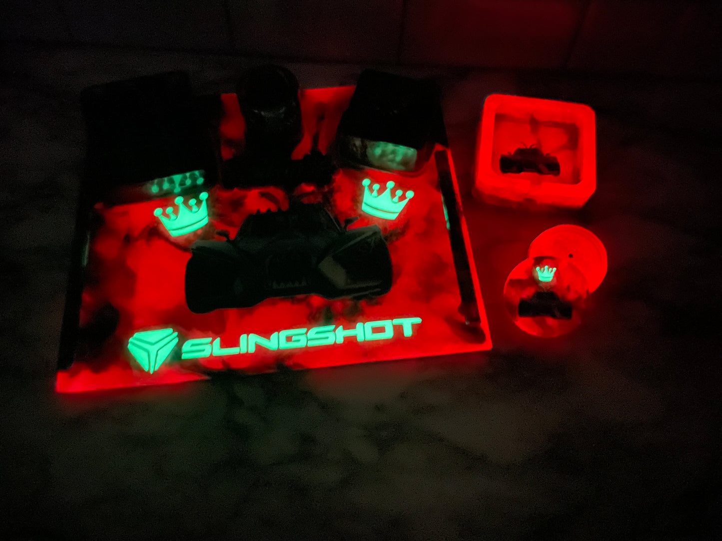 Custom Slingshot Roll Up Tray Set