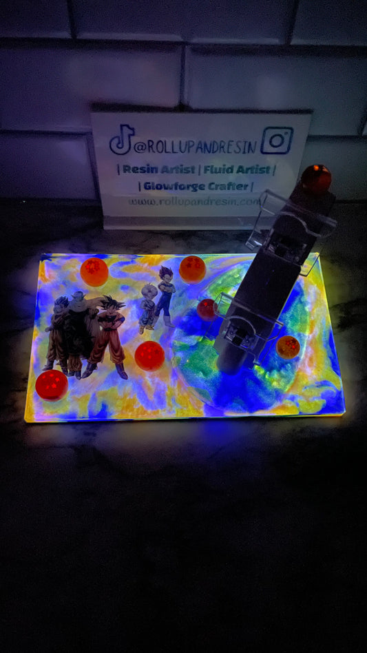 Dragonball Z Custom PS4 Dual Controller Charging Tray